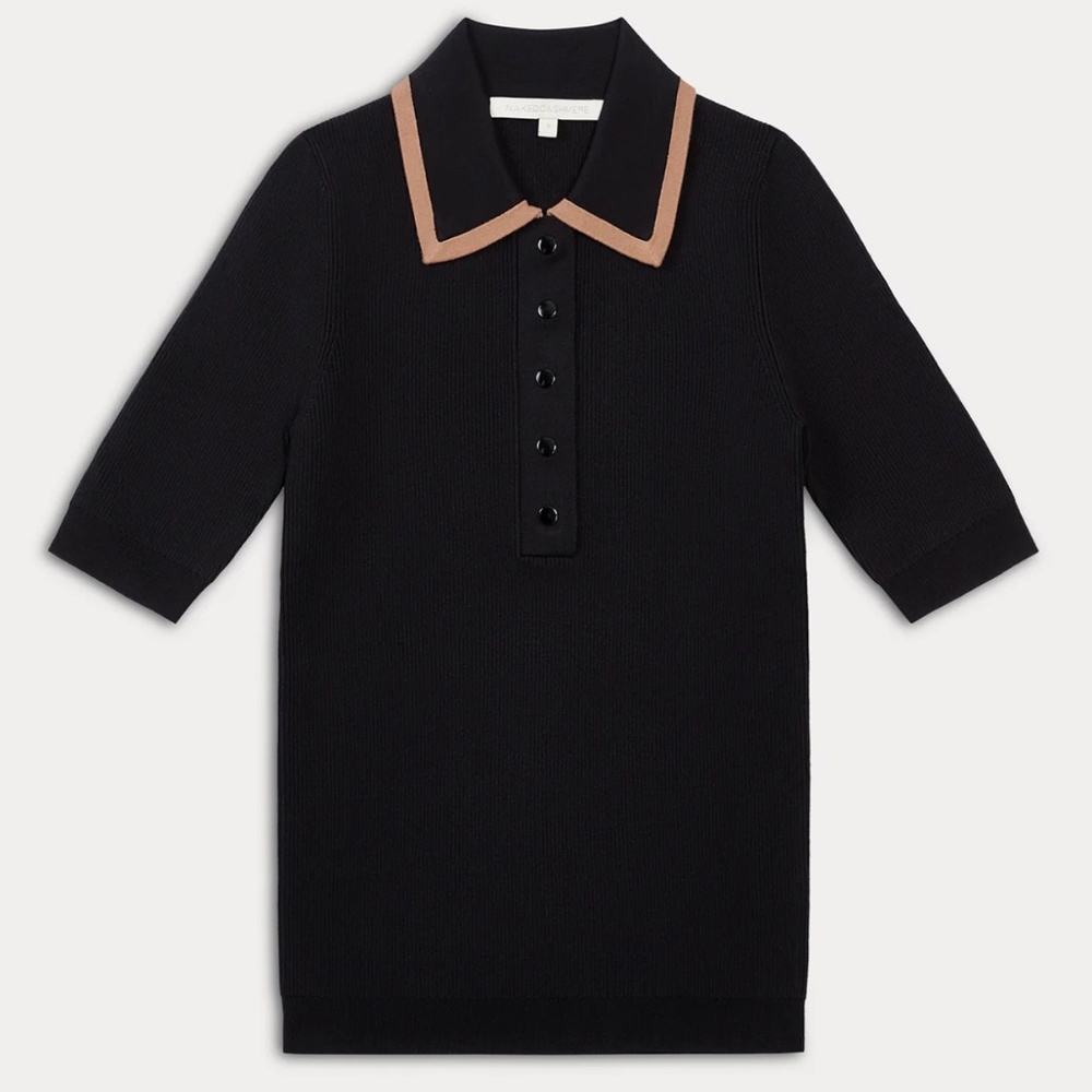 Fitted and ribbed polo shirt Naked Cashmere